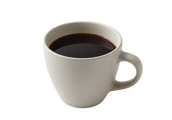 Obraz premium Cup of Black Coffee isolated on transparent background