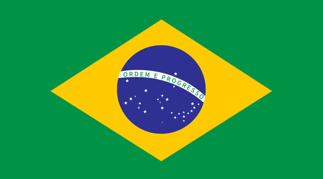 South American country Brazil flag green
