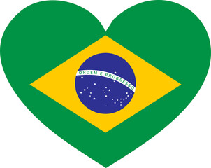 Fototapeta premium South American country Brazil flag green