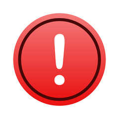 Exclamation mark, Attention sign. Danger sign, Caution warning signs, black warning sign, alert sign