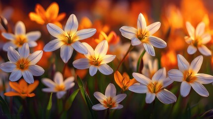 Fototapeta premium Vibrant flower blooming in nature spring garden photography daylight close-up beauty of flora