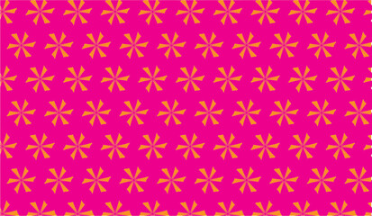 seamless pattern with yellow flora