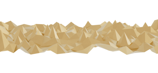 Seamless texture of beige low poly mountains. Ideal for backgrounds, websites, and presentations.
