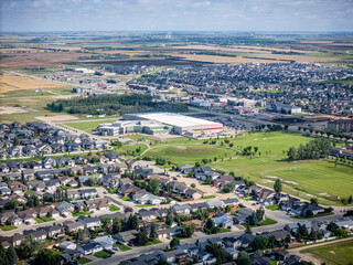 Aerial View of Warman, Saskatchewan