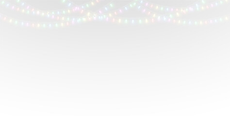 Decoration Design Event Festive Glow – PNG Christmas Garland with Bright Ribbon, Holiday Party and Seasonal Background
