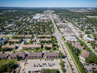 Aerial View of Wildwood Neighborhood in Saskatoon, Saskatchewan