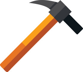 vector hammer tool with realistic but clean flat s.eps