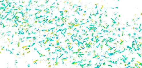Festive confetti background ideal for party invitations, celebrations, and joyful events. Bright and cheerful.