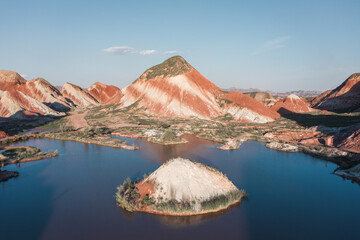 Vivid colors of Painted Hills showcasing unique geography shaped by erosion