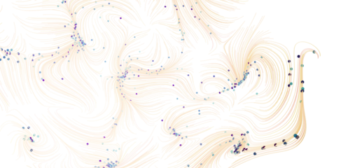 High-resolution abstract image featuring swirling lines and scattered dots. Ideal for website backgrounds or design elements.