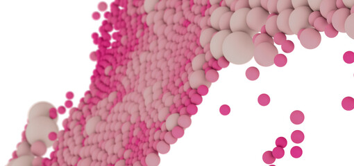 Pink spheres abstract background.  Perfect for presentations, websites, and more.