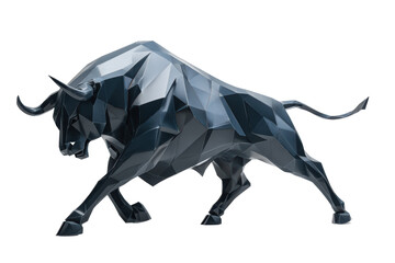 a bull nordic minimalist modern sculpture style