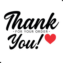 Thank You for Your Order. Elegant Thank You for Your Order Design with Stylish Graphics. Sophisticated Thank You for Your Purchase Image with Modern Elements. Chic Thank You for Your Order Graphic