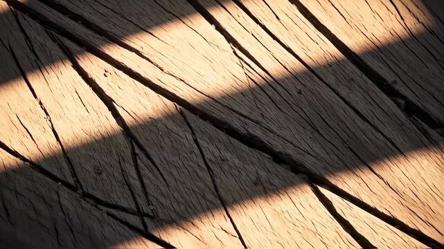 Wooden Background with Light and Shadow Abstract Texture.