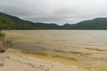 A view of Lagoa do Peri - South of Florianopolis island, Brazil