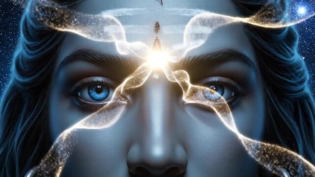 shiva meditation third eye opening spiritual cosmic awakening