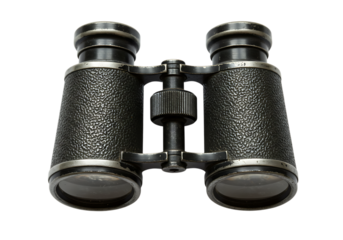 Vintage Binoculars:  A Detailed Close-Up of Antique Opera Glasses, Perfect for Travel, Adventure, and Exploration Themes isolated on transparent background