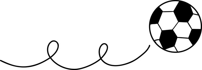 Bounced ball comic manga effect, doodle line hand drawn ball jump trajectory, ball motion expression. Sketch movement © Alyona