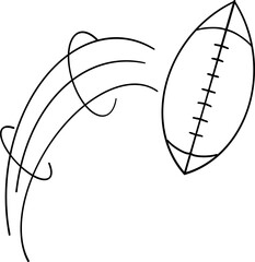 Bounced ball comic manga effect, doodle line hand drawn ball jump trajectory, ball motion expression. Sketch movement