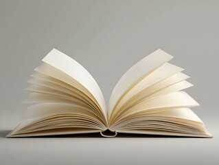 Fototapeta premium Unfurled Manuscript exhibiting Unwritten Surfaces 