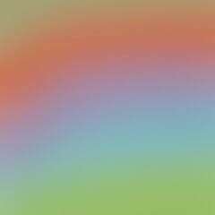Colorful blurred background. Gradient features smooth transitioning from orange, pink, blue and green. Used in graphic design and digital art background.