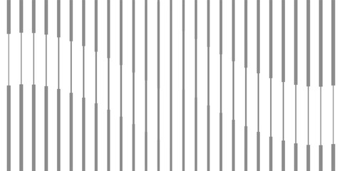 Acrylic satin corrugated glass texture light gray background. Blurred soft ribbed transparent striped door window overlay. Metal silver reeded polycarbonate sheet.