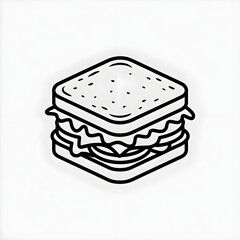 sandwich with cheese and ham