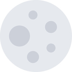 Full Moon Icon Concept