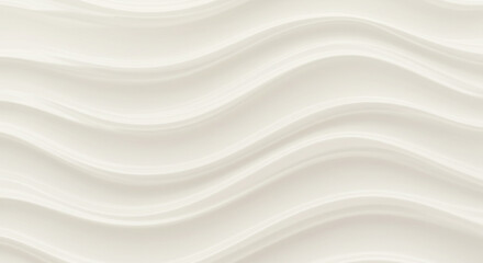 Elegant soft cream wavy texture background with subtle light and shadow creating depth