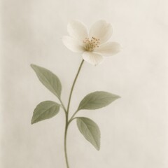 Elegant dandelion seed head against soft neutral background conveying sympathy and remembrance
