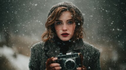 Winter Wonderland Photographer: A Serene Snowfall Portrait