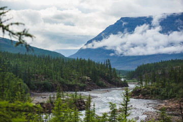Hoisey River onPutorana Plateau. Russia, Siberia