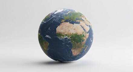 Fototapeta premium A Stunning View of Planet Earth, Showcasing the Continents and Oceans