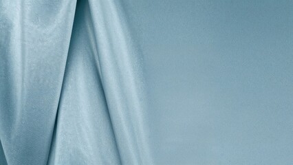 Fototapeta premium Texture of soft blue velvet fabric