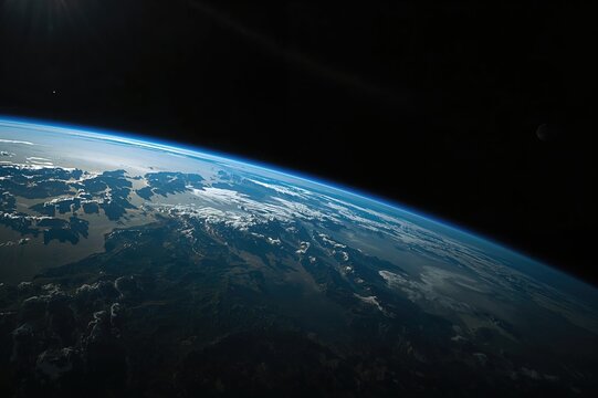 View of the Planet's Exterior from Afar