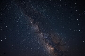 The breathtaking Milky Way glowing brightly above at night