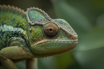 Fototapeta premium The leader of the chameleon species