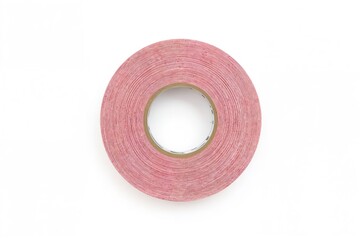 Adhesive tape roll displayed on a plain white surface