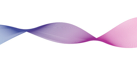 Abstract perspective pattern with flowing futuristic wave design