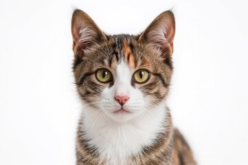 Top feline champions showcased at the multi-breed event, featuring striking black and white cats with vivid red accents and captivating eyes.