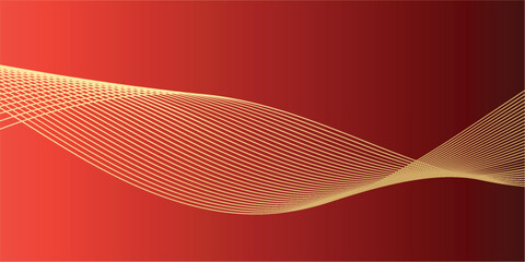 Abstract dynamic structure with futuristic minimal flowing lines