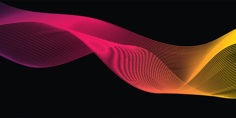 Minimal abstract swirl design with elegant fluid structure