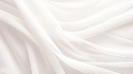 Obraz premium Ethereal Silk Fabric: Soft ivory silk, delicately draped, creates a sense of luxurious fluidity, a testament to elegance and timeless beauty. 