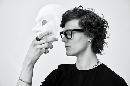 mask reflection portrait