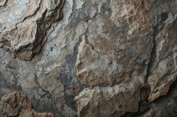 Rough stone surface illuminated by striking light