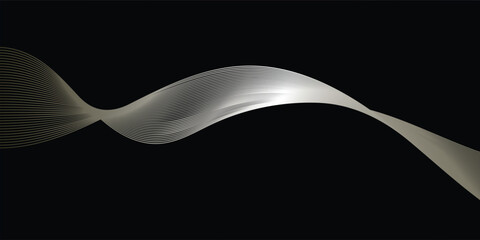 Abstract flowing wave background with smooth futuristic motion design