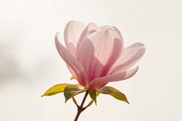 Fototapeta premium Lovely pink magnolia blooming this season