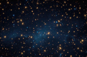 Fototapeta premium Bright Insects Illuminating the Warm Evening Sky