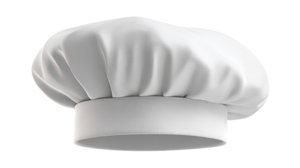 White chef's hat, full view