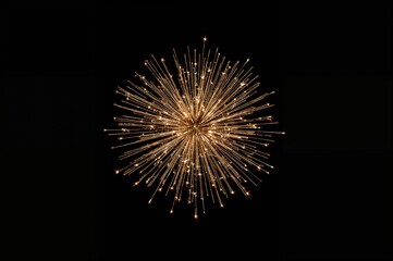 Glittering light fixture on a dark backdrop, abstract texture and design with bright illumination